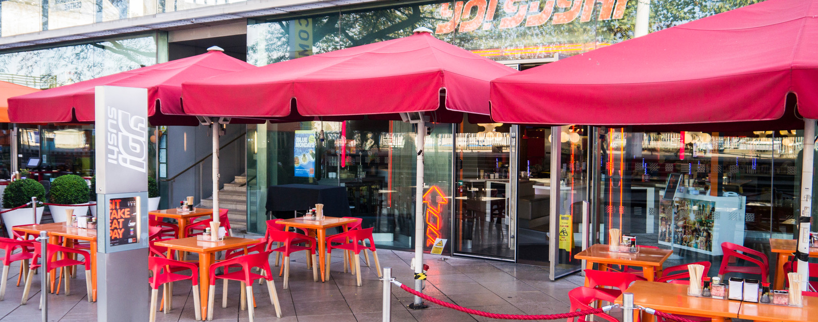 YO! Sushi, Southbank Centre Exterior view of YO! Sushi at the Southbank Centre